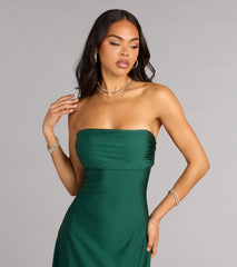 Ally Strapless A-Line Formal Dress
