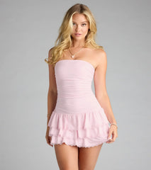More To Come Tube Skater Dress