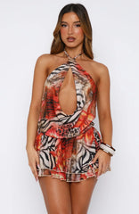 Show Me The World Mini Dress Savage Bloom