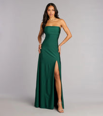 Ally Strapless A-Line Formal Dress