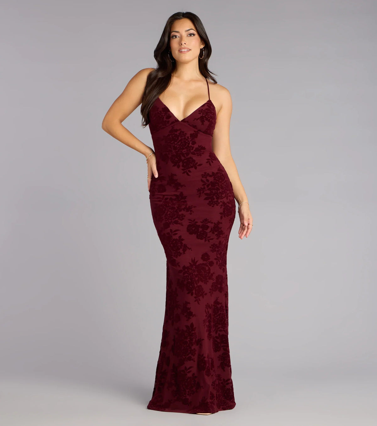 Clarence Lace-Up Mermaid Formal Dress