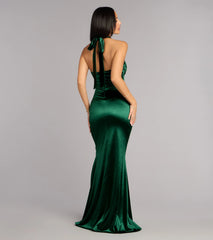 Liza Satin Mermaid Formal Dress