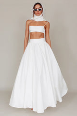 Love Songs Crop Top White