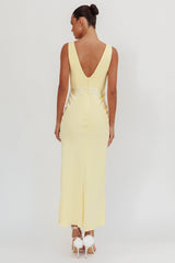 Soul Fire V-Neck Maxi Dress Butter